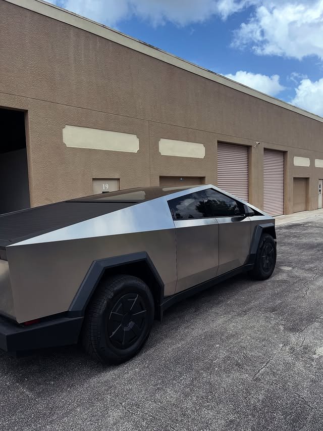 Tesla Cybertruck tint installation